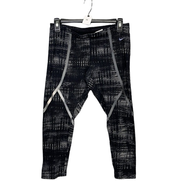 Lot two leggings Athleta and Nike size M black and blue - Picture 5 of 15